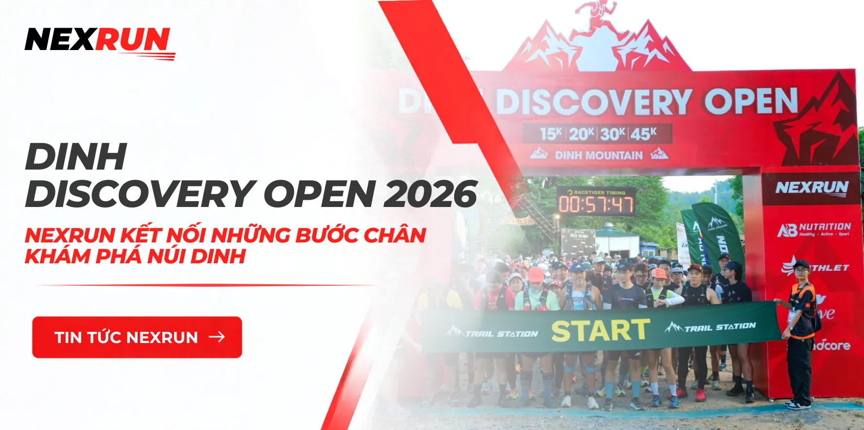 Dinh Discovery Open 2026: NEXRUN Kết Nối Những Bước Chân Khám Phá Núi Dinh