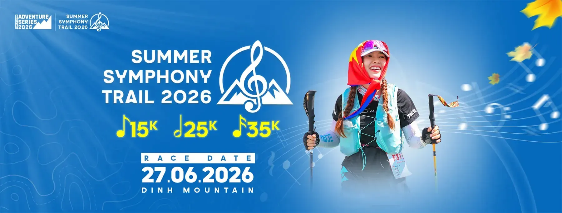 Summer Symphony Trail 2026 đưa những bước chân trail trở lại Núi Dinh giữa mùa hè.