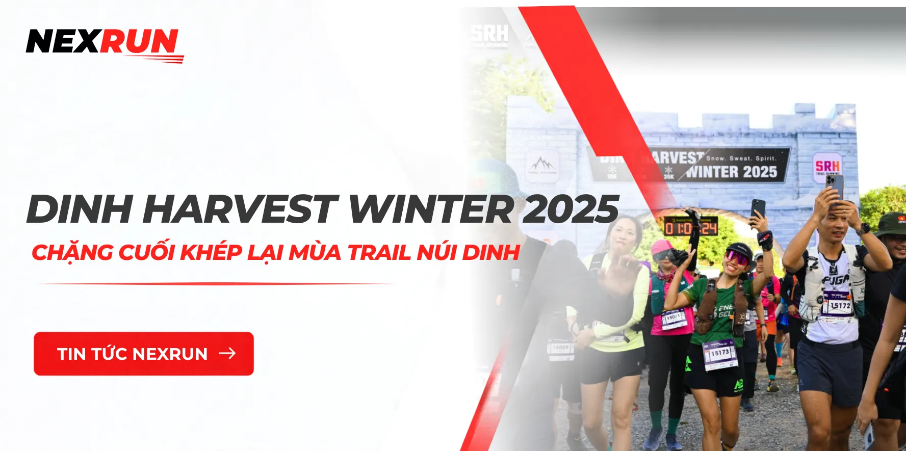 Dinh Harvest Winter 2025: Chặng cuối khép lại mùa trail Núi Dinh