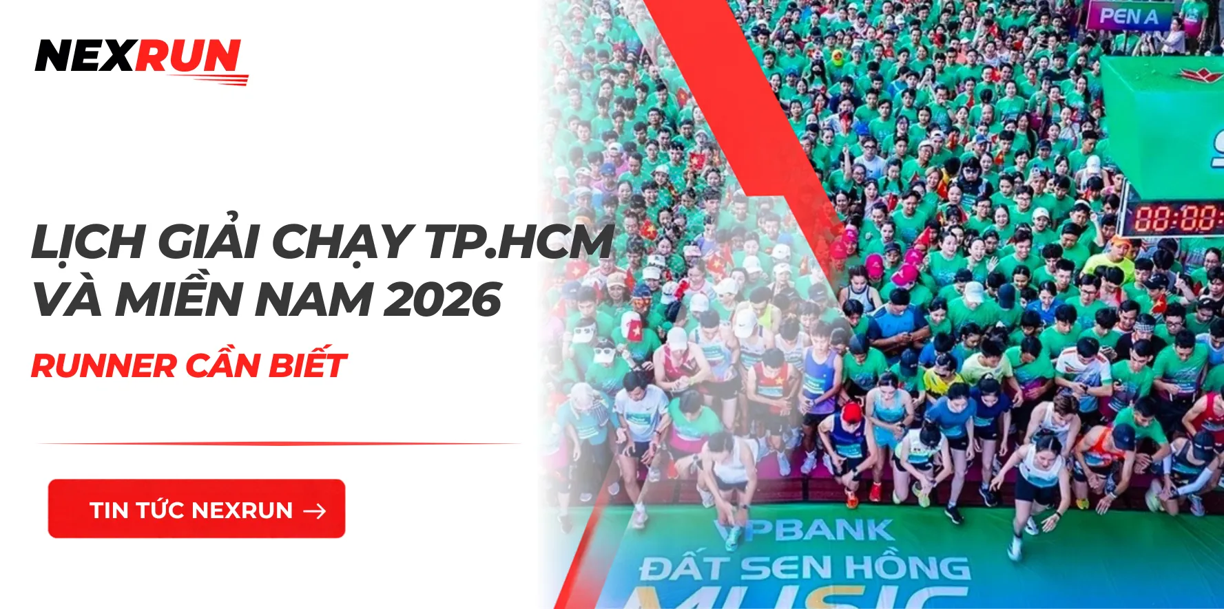 Lịch Giải Chạy TP.HCM Và Miền Nam 2026 Mới Nhất