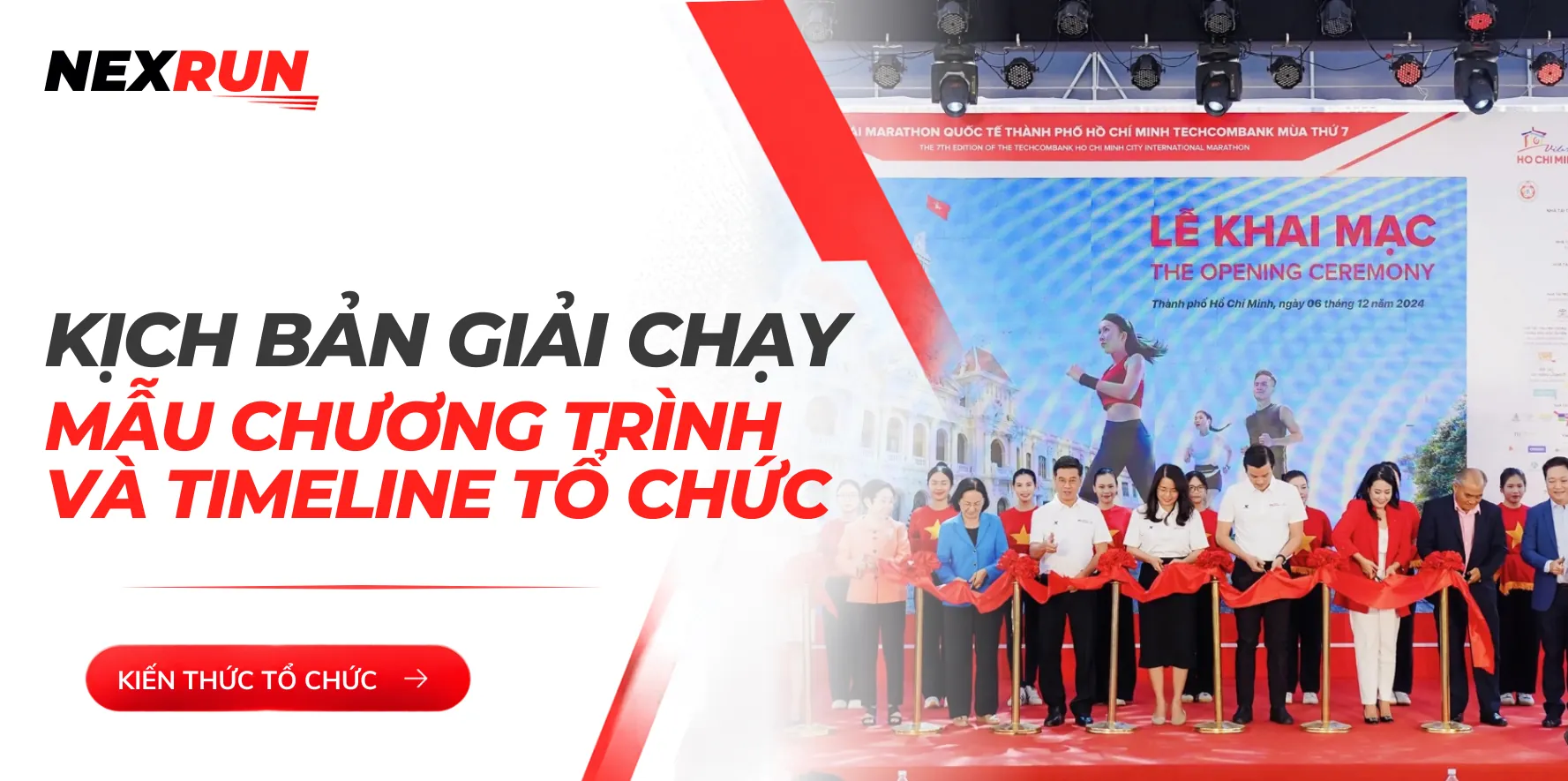 Kịch Bản Giải Chạy: Mẫu Chương Trình Và Timeline Tổ Chức